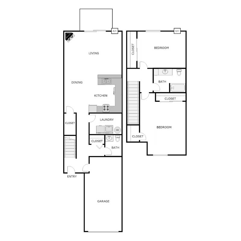 Floor Plans - River Rock Apartments - Kiel, Wisconsin - A PRE/3 Property